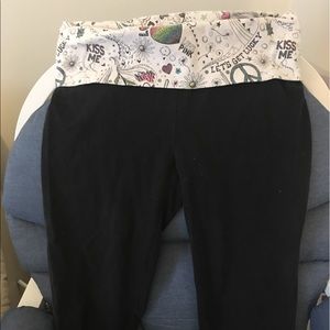 Victoria secret PINK black capri